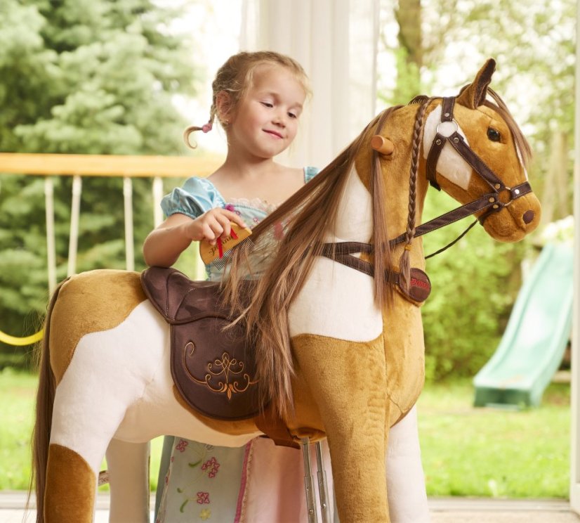 Mechanisches Pferd auf Rollen Ponnie Misty M