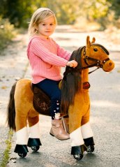 Cheval à roulettes inline Ponnie Fancy S
