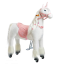 Merlin licorne à roulettes inline Ponnie M une selle rose