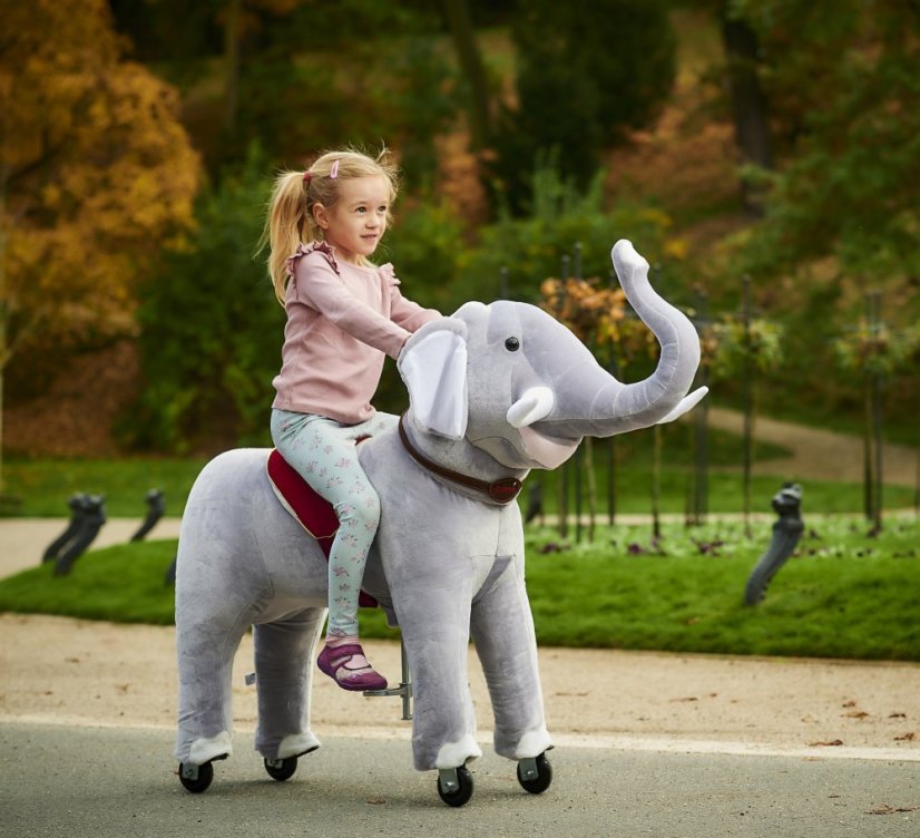Mechanisch rijdende olifant van Ponnie, Bimbo, maat M