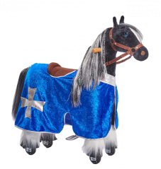 Kleding voor een paardje van Ponnie, maat S, blauw