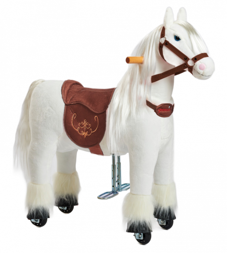 Ponnie Tiara S fehér lovagolható ló