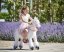 Einhorn auf Rollen Merlin - Unicorn Ponnie S mit rosa Sattel