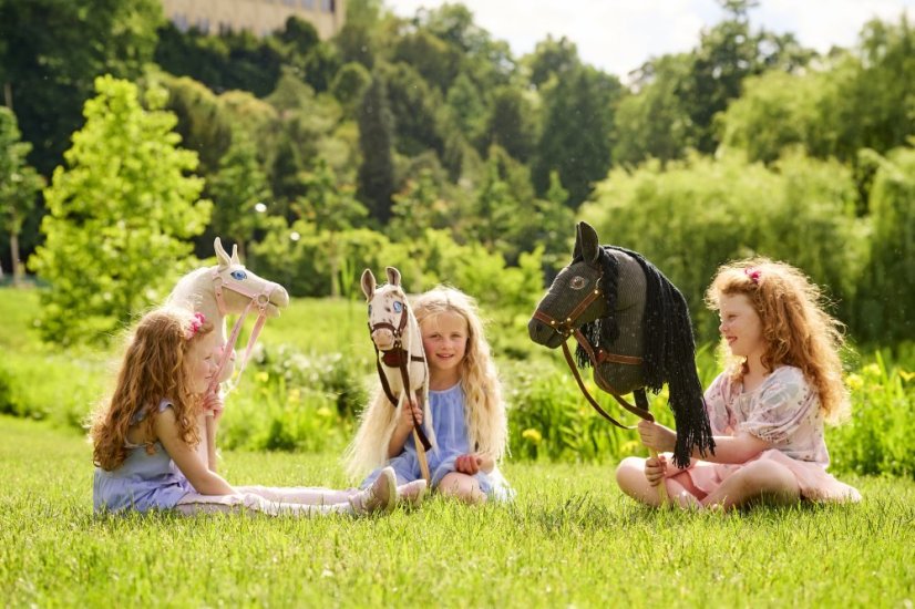 Koń na patyku Ponnie Magical