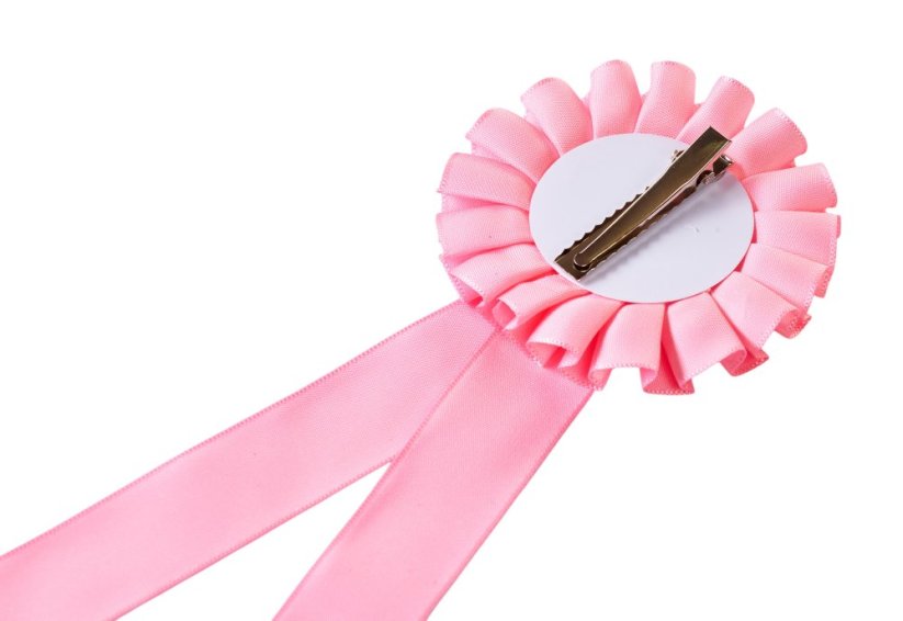 Ponnie award ribbon for winners - pink