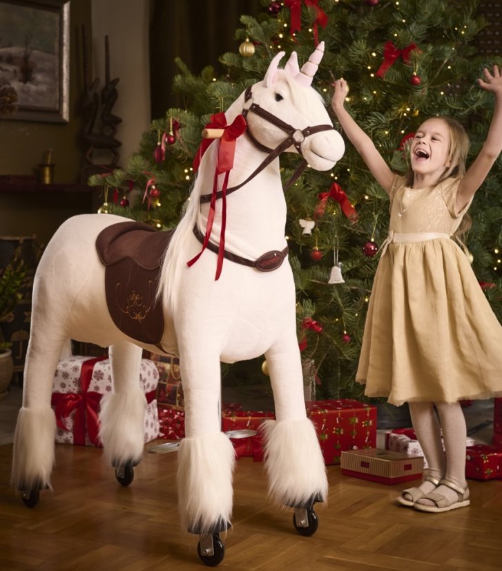 Mechanical ride on Unicorn Merlin Ponnie XL PRO