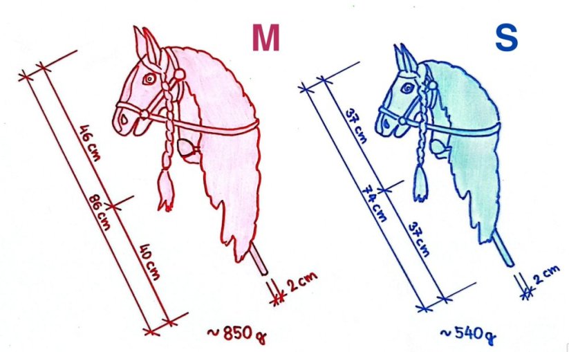 Hobby Horse Ponnie Lucky - Storlek: S - A4