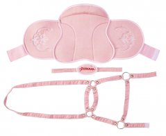 Saddle and Halter with Bridle for Horse Ponnie M pink