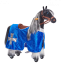 Kleding voor een paardje van Ponnie, maat S, blauw