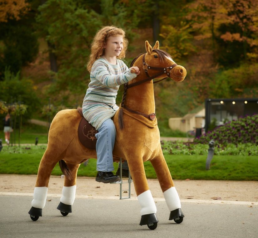 Mekanisk ride on häst Ponnie Fancy XL PROFI