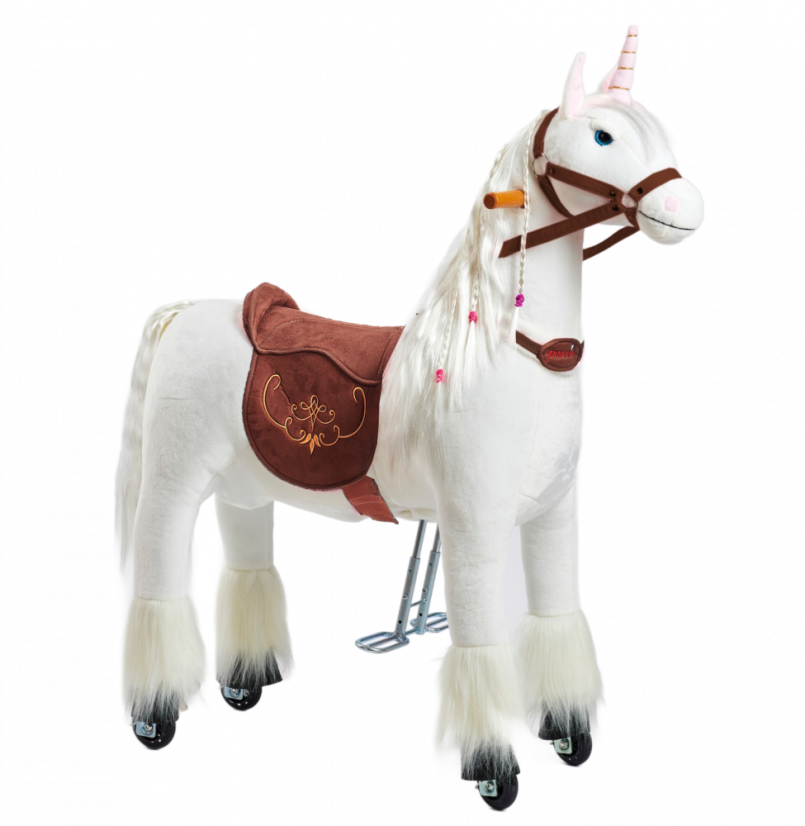 Mekanisk kørende unicorn Ponnie Merlin M