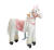 Einhorn auf Rollen Merlin - Unicorn Ponnie S mit rosa Sattel