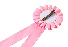 Escarapela Ponnie para el ganador - rosa