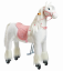 Mechanical riding horse Ponnie Tiara M with pink saddle
