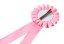 Ponnie award ribbon for winners - pink