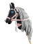 Hobby Horse Ponnie Barock Pinto pink - Size: S - A4
