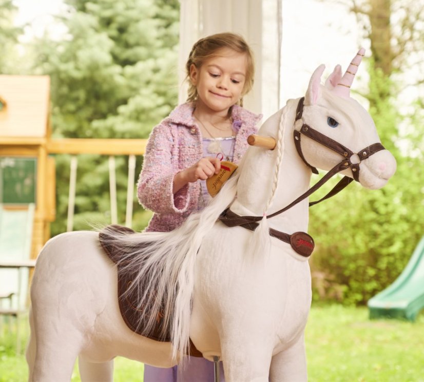 Mekanisk kørende unicorn Ponnie Merlin M