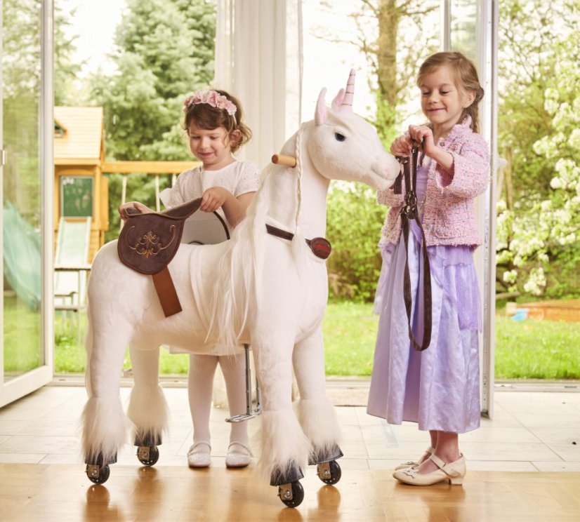 Mekanisk kørende unicorn Ponnie Merlin M