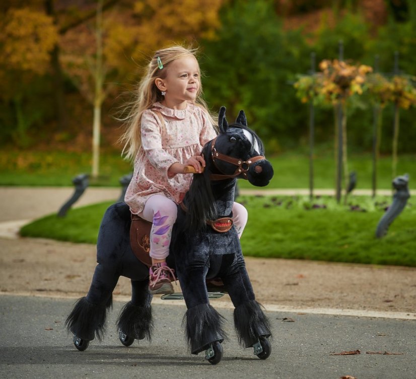 Ponnie Ebony S mechanikus lovagló ló