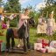 Mechanical riding horse Ponnie Ebony M