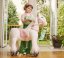 Caballo de montar inline Ponnie Tiara S con silla rosa