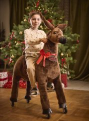 Mechaniczny jeżdżący renifer Ponnie Snorri M