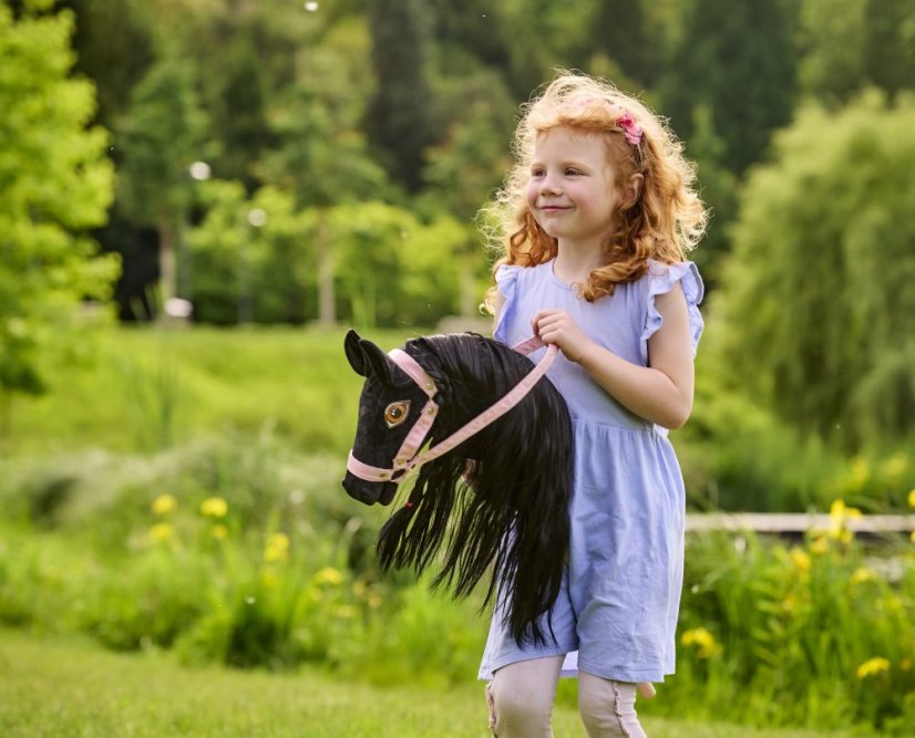Hobby Horse Black Lady růžová - Velikost: S - A4