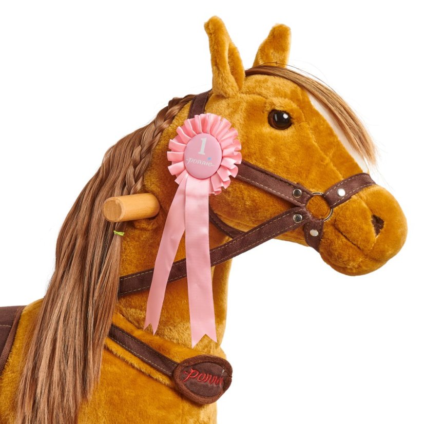 Kokarde Ponnie til vindere - lyserød