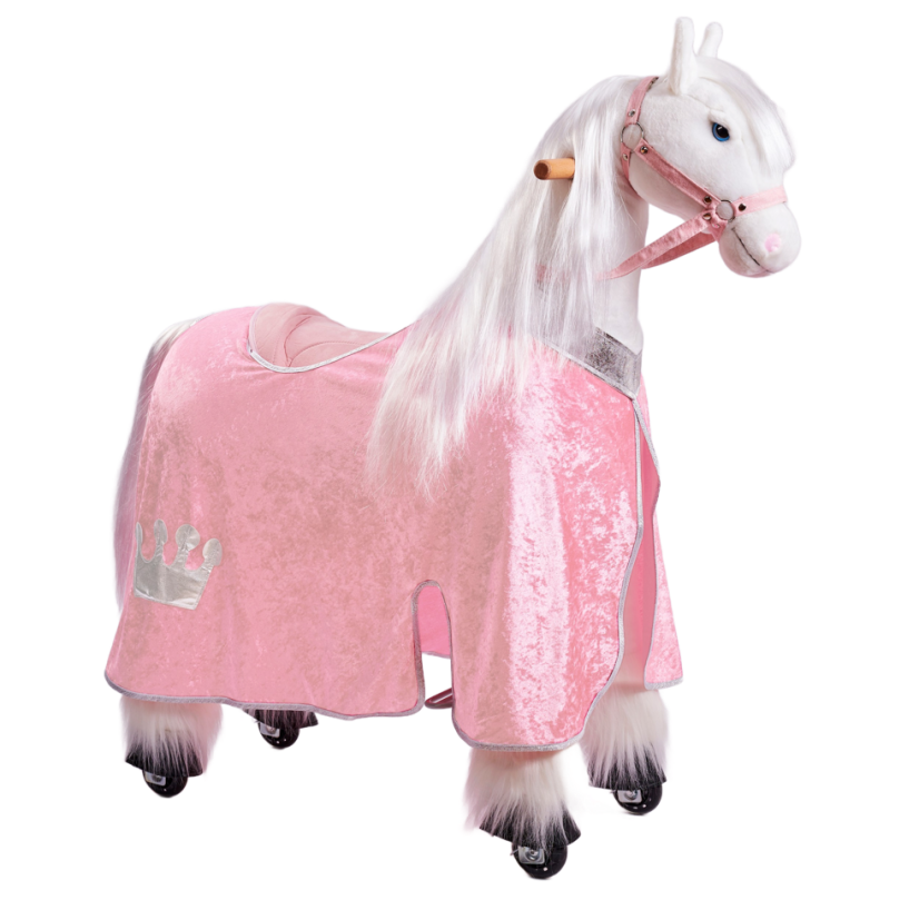 Kleding voor een paardje van Ponnie, maat M, lichtroze - Maat: XL