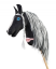Hobby Horse Ponnie Barock Pinto pink - Size: S - A4