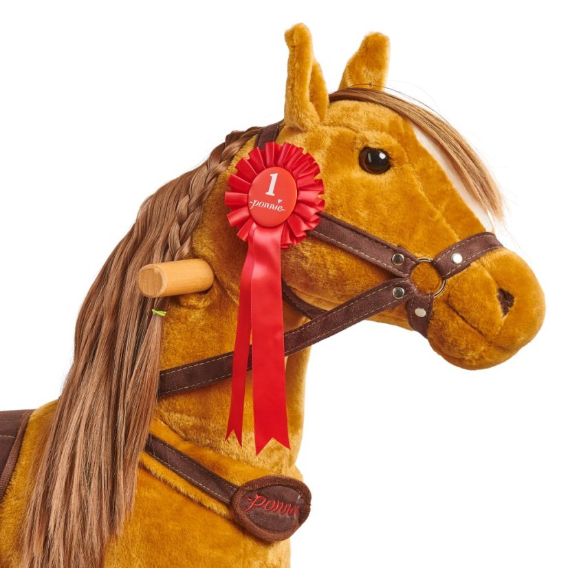 Ponnie award ribbon for winners - red