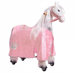 Obleček pro koníka Ponnie M světle růžový
