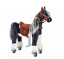 Ponnie Domino S plüss lovagolható ló