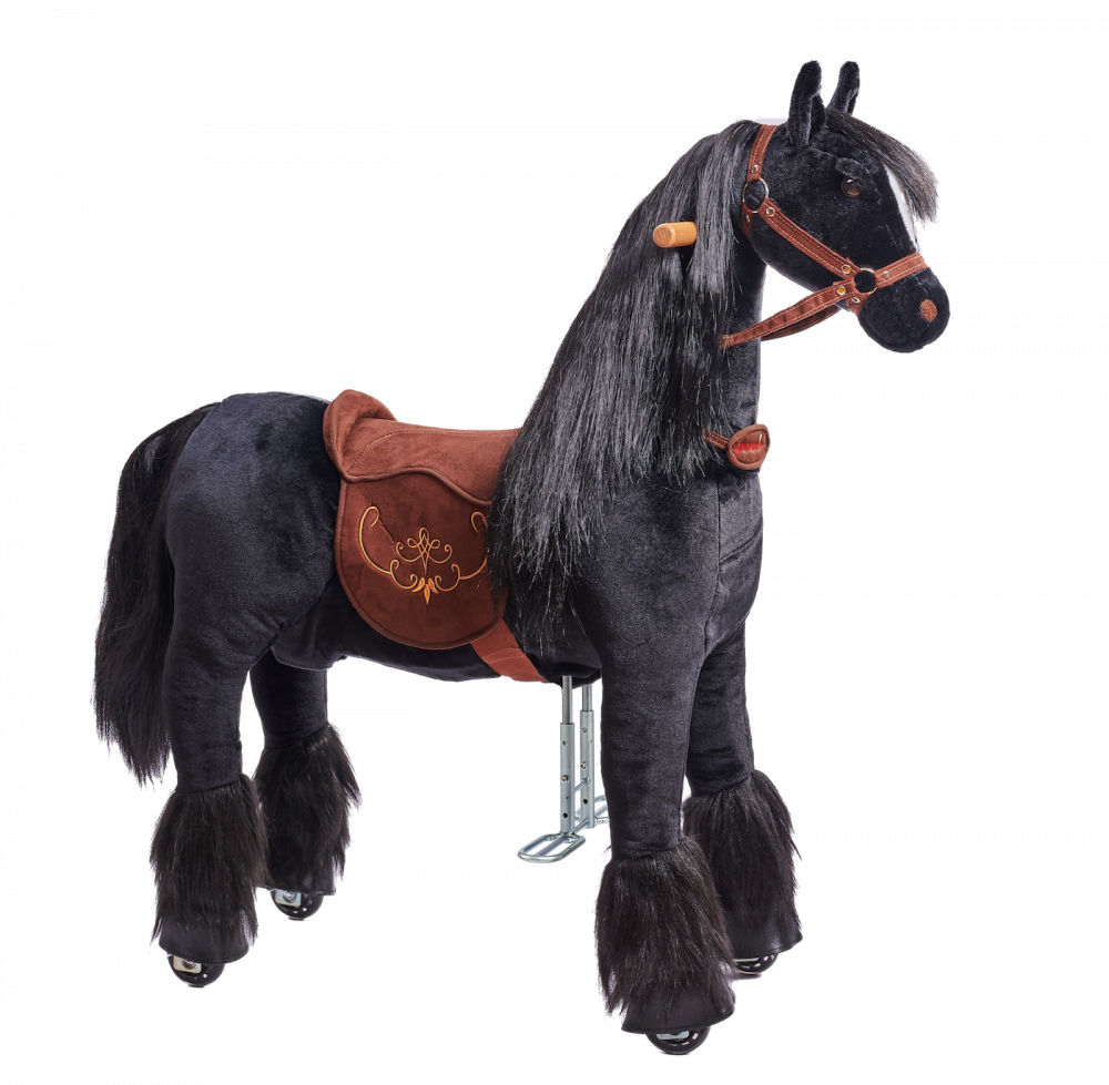 Mechanický jezdící kůň Ponnie Ebony M