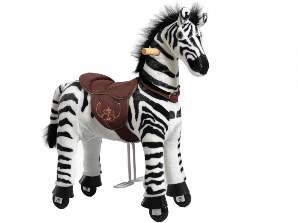 Levně Mechanická jezdící zebra Ponnie Dixi S